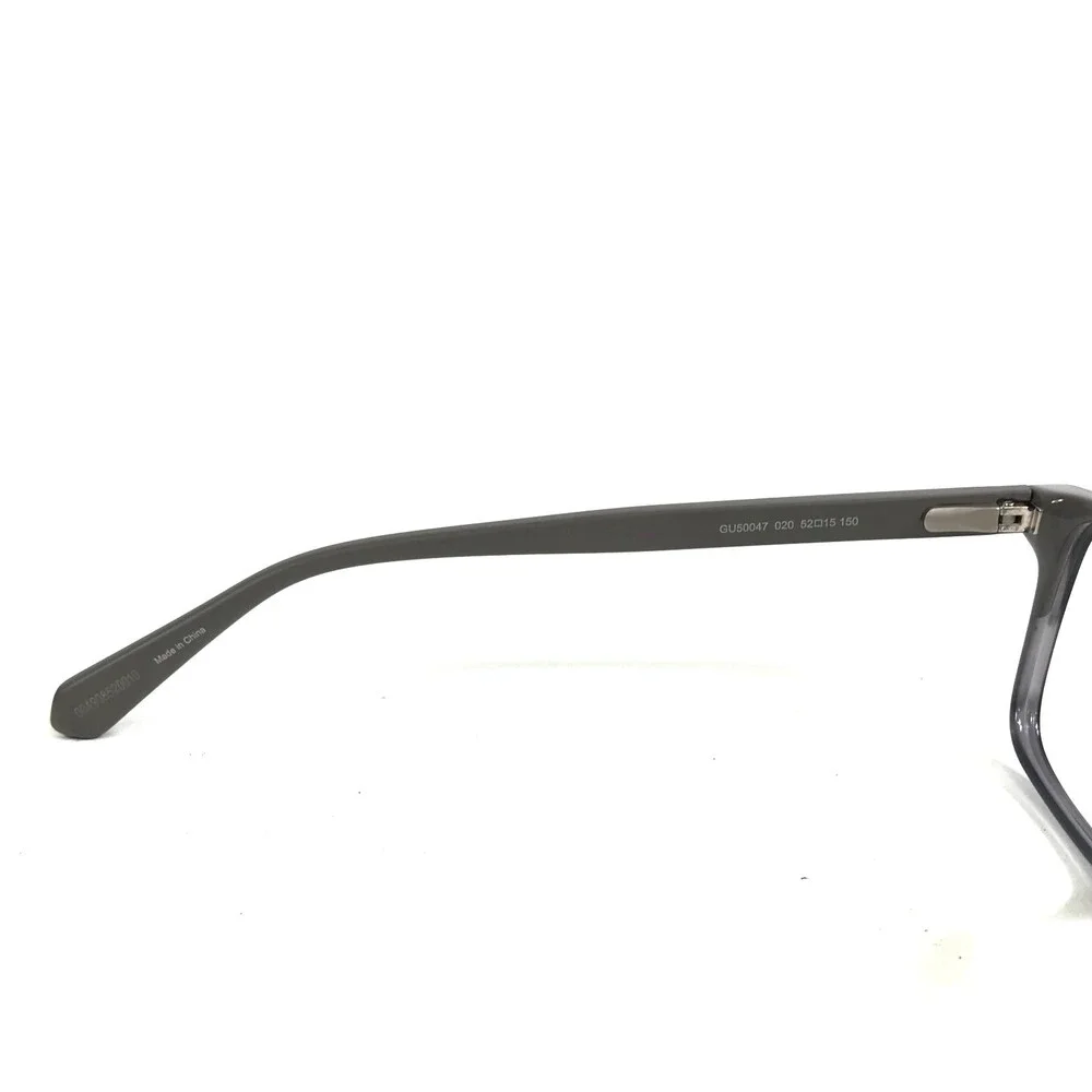 Guess Eyeglasses Frames GU50047 020 Dark Gray Square Full Rim 52-15-150